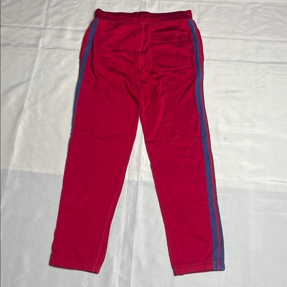 CREWCUTS Red Kids Track Pants with Blue Stripes Size 12 - Picture 8 of 9